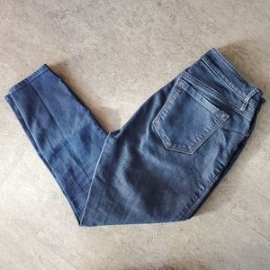 LOFT Curvy Highwaist Skinny Ankle Jeans